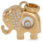 Chopard Happy Diamonds Anhänger Gelbgold 18 Karat mit Diamanten Vorschau