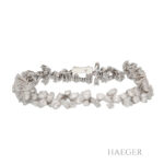 Diamant Armband Weissgold 18 Karat mit Diamanten Vorschau