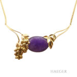 Fries Arauner Collier 14 Karat Gelbgold Amethyst Vorschau