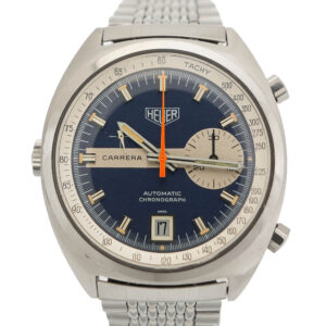 Heuer Carrera Stahl Uhr