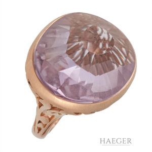 Pomellato Amethyst Arabesque Ring Gr. 50 Roségold 750/ 18 Karat mit Box