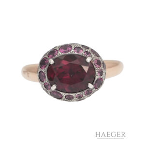 Pomellato Amethyst Ring Rosegold 18 Karat und Silber