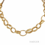 Pomellato Sabbia Collier gelbgold 18 Karat mit Diamanten Vorschau