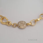 Pomellato Sabbia Collier gelbgold 18 Karat mit Diamanten Vorschau