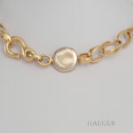 Pomellato Sabbia Collier gelbgold 18 Karat mit Diamanten Vorschau
