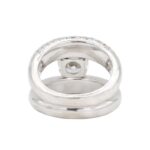 Ring Weissgold 18 Karat mit Diamanten Vorschau