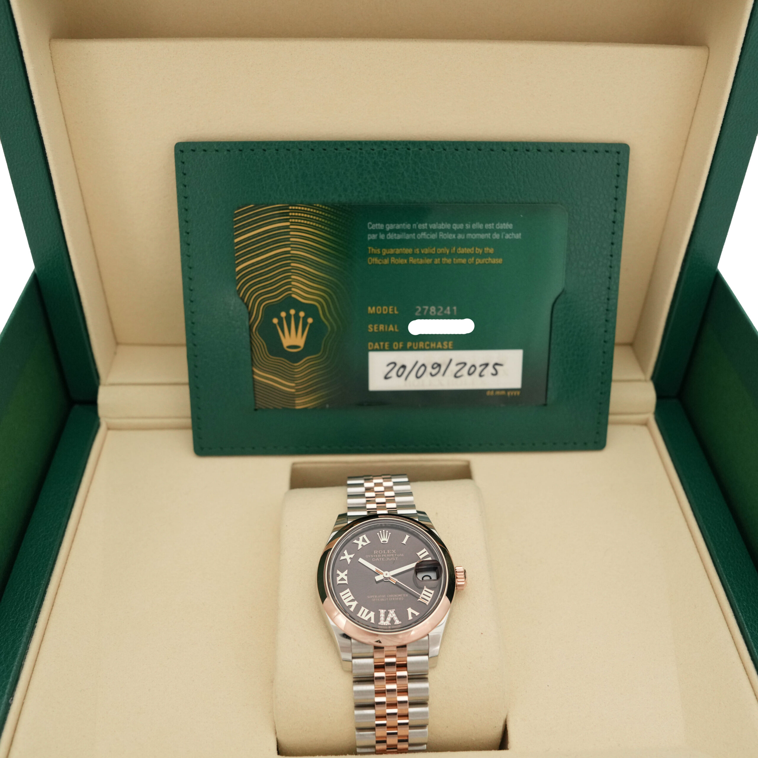 Rolex Datejust 31 Ref. 278241 Full Set 2025