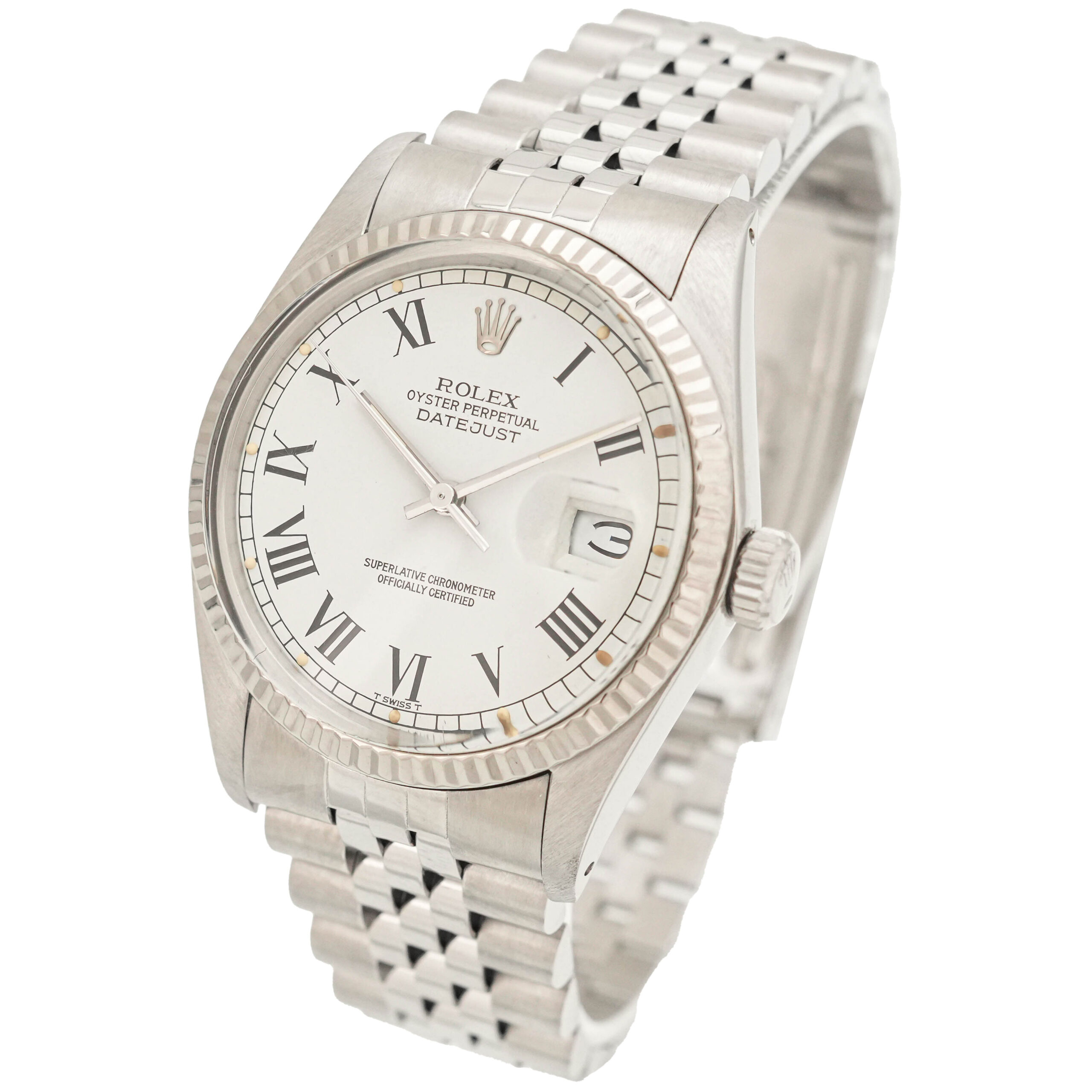 Rolex Datejust Ref.16014 Buckley Dial mit original Box