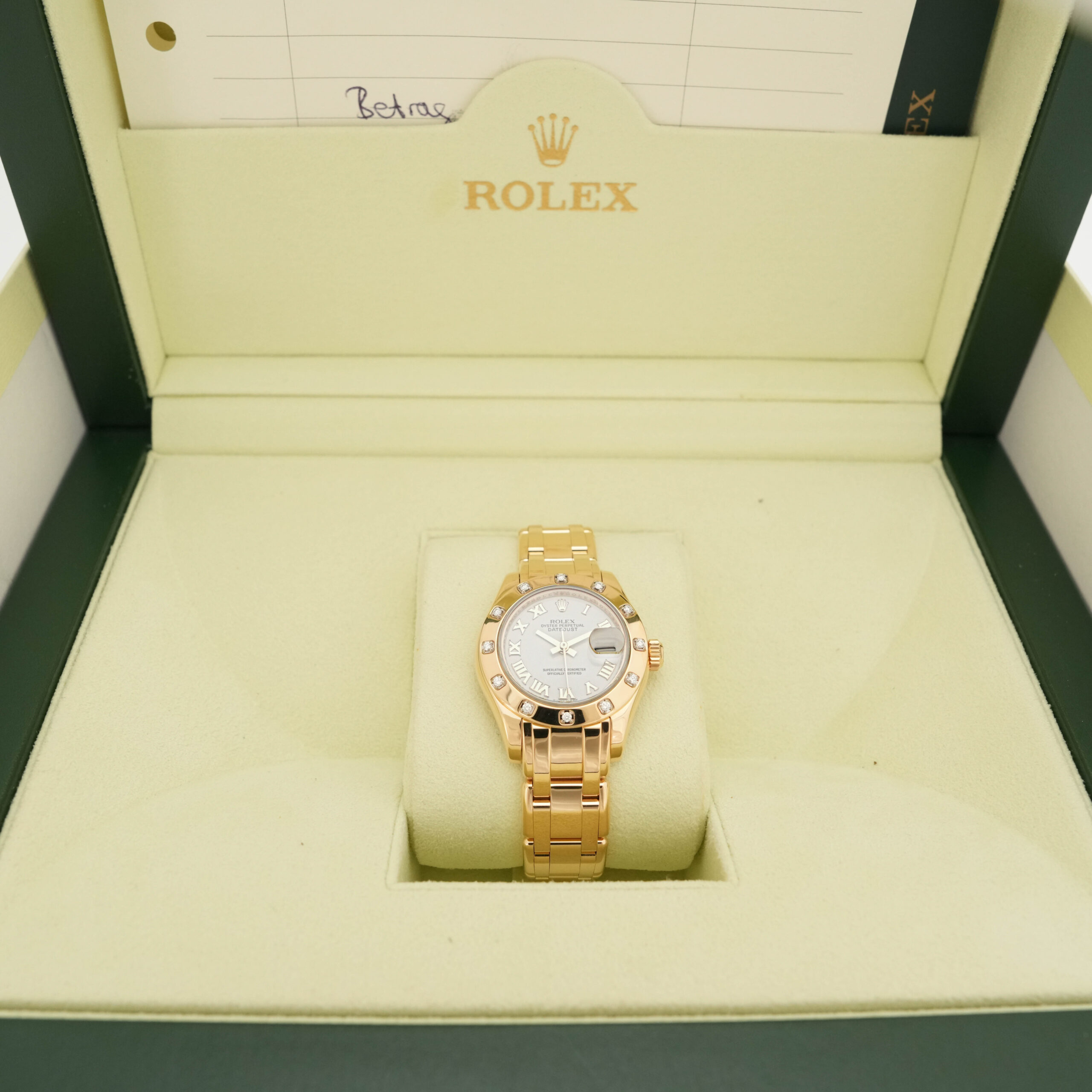 Rolex Lady Datejust Pearlmaster Ref.80318 mit original Box