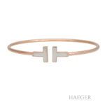 Tiffany & Co Armreif Rosegold 18 Karat mit Perlmutt Vorschau