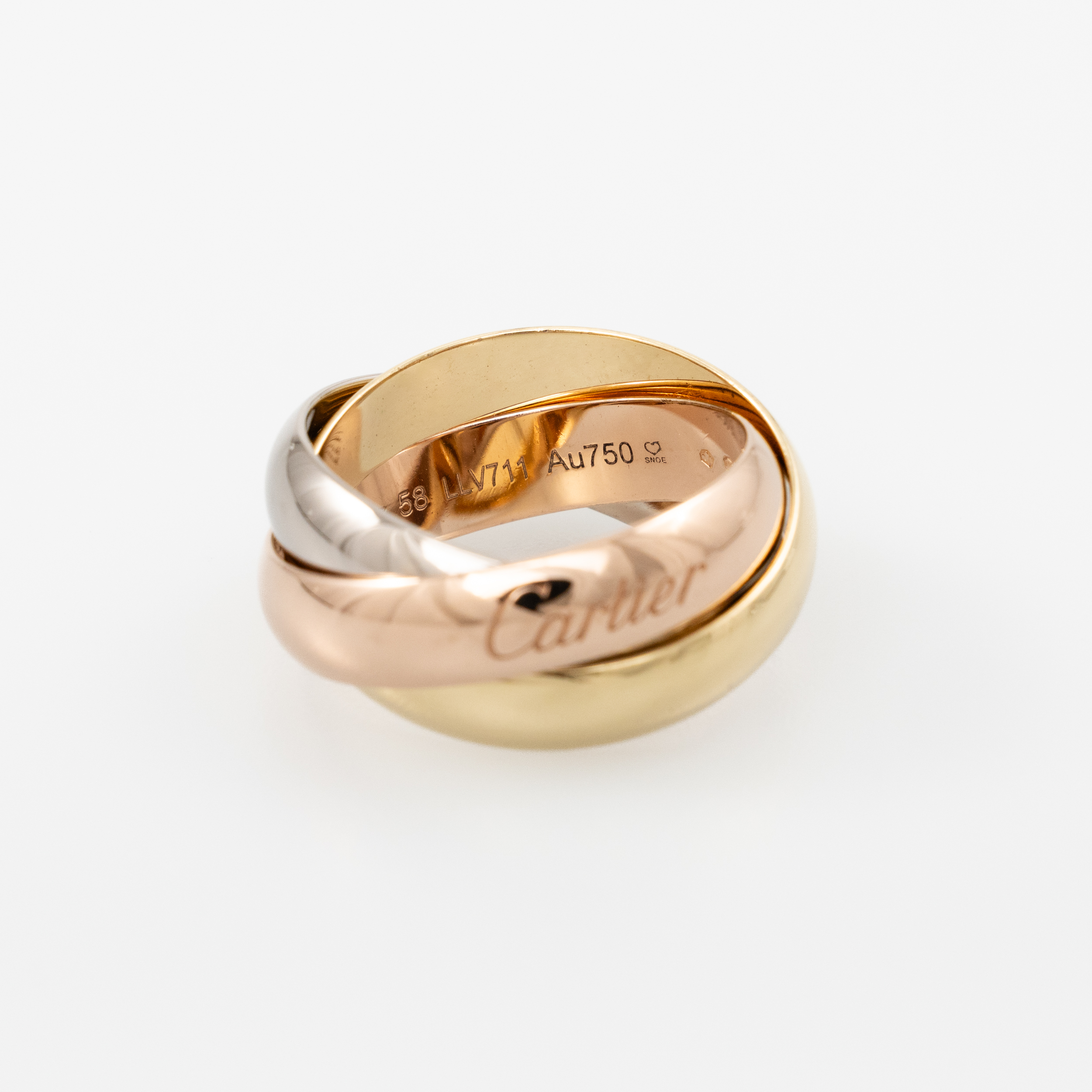 Cartier Trinity Ring 18Karat Tricolor