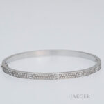 Cartier Love Diamant Armreif kleines Modell Gr.17 Weißgold 18 Karat Full Set 2022 Vorschau