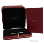 Cartier Love Diamant Armreif kleines Modell Gr.17 Weißgold 18 Karat Full Set 2022 Vorschau
