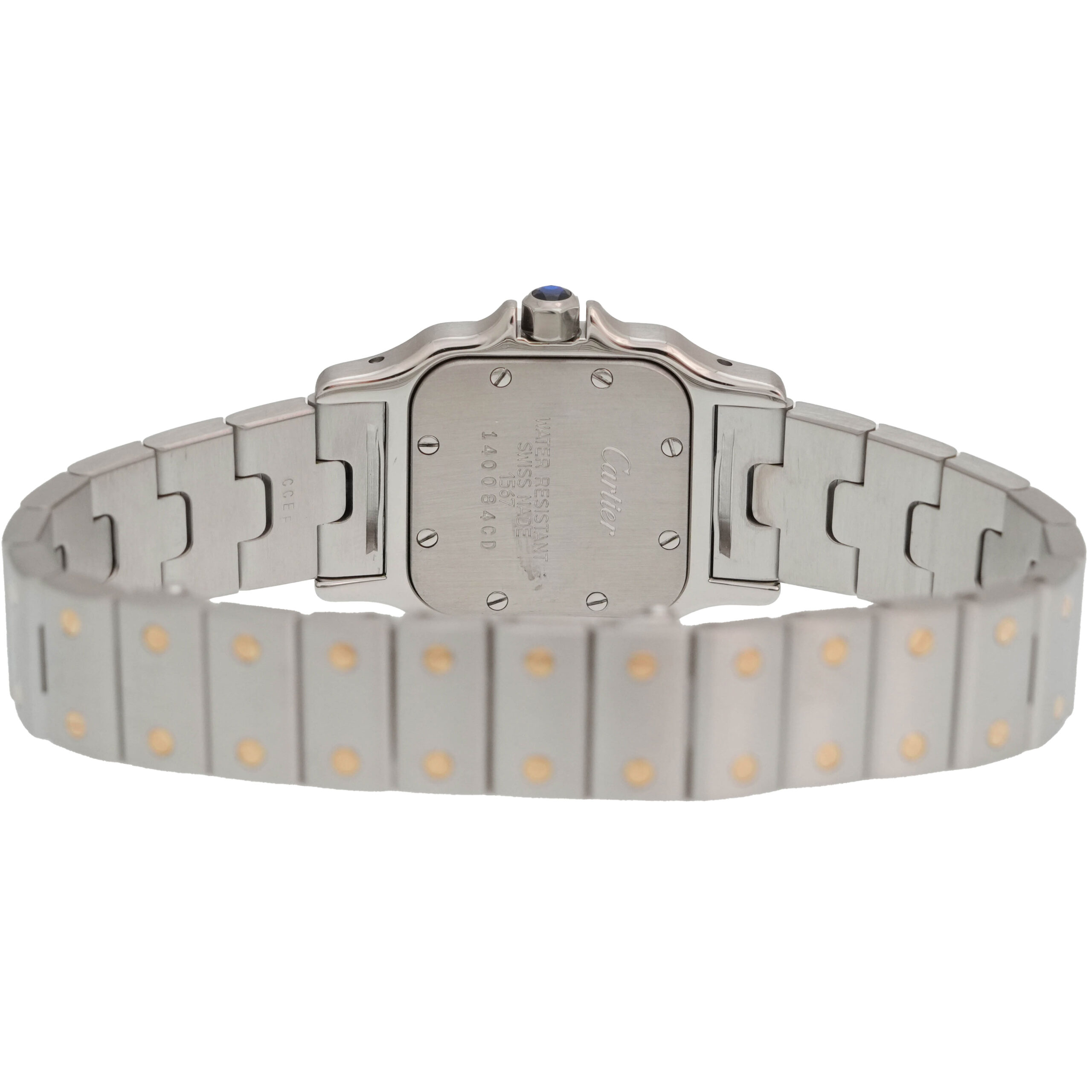 Cartier Santos Galbee Stahl Gold