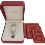 Cartier Santos Stahl Gold Damenuhr Vorschau