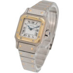Cartier Santos Stahl Gold Damenuhr Vorschau