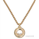 Chopard Happy Diamonds Collier Gelbgold 18 Karat mit Diamanten Vorschau