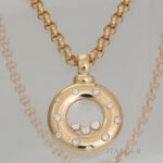 Chopard Happy Diamonds Collier Gelbgold 18 Karat mit Diamanten Vorschau