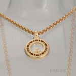 Chopard Happy Diamonds Collier Gelbgold 18 Karat mit Diamanten Vorschau