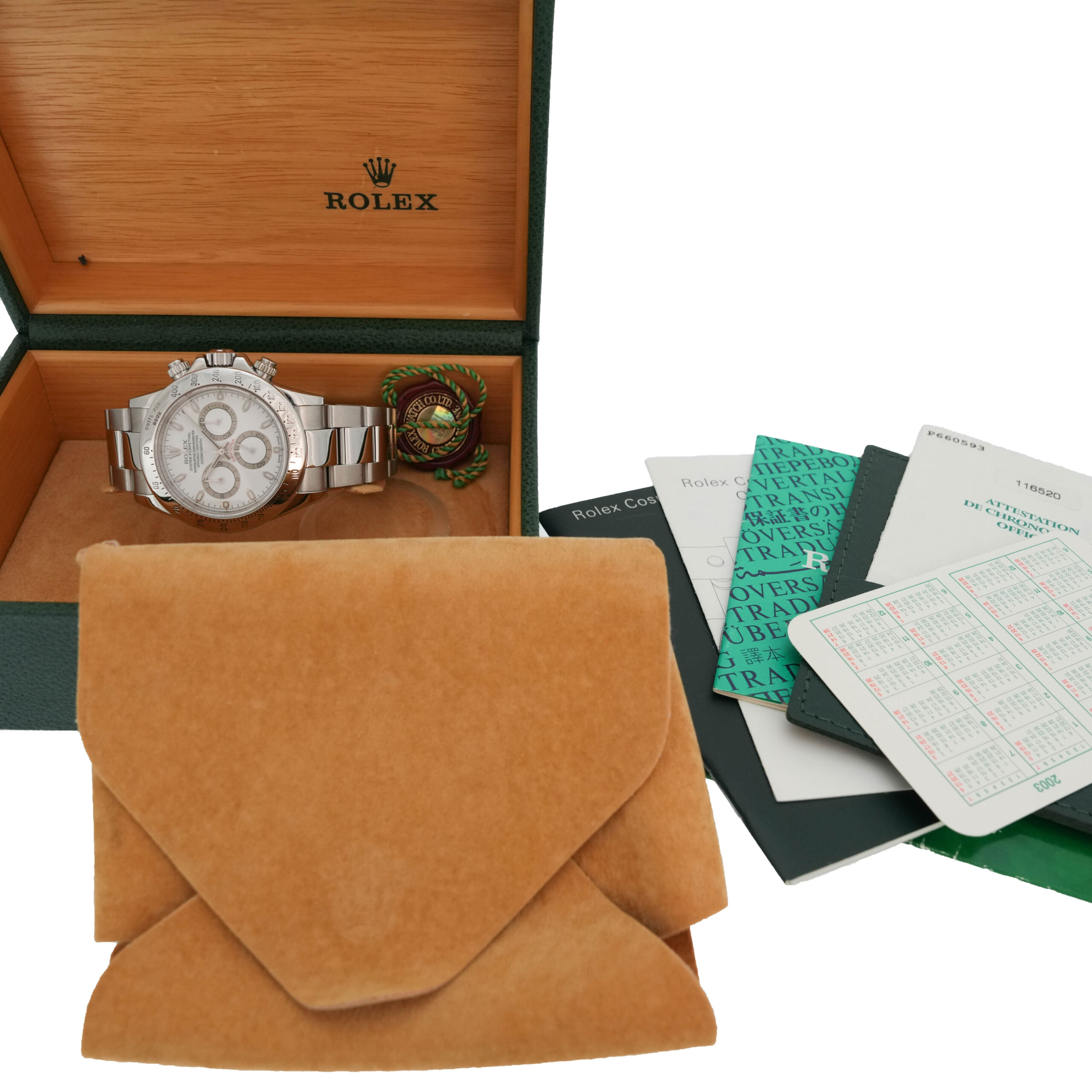 Rolex Daytona Ref. 116520 Full Set 2002
