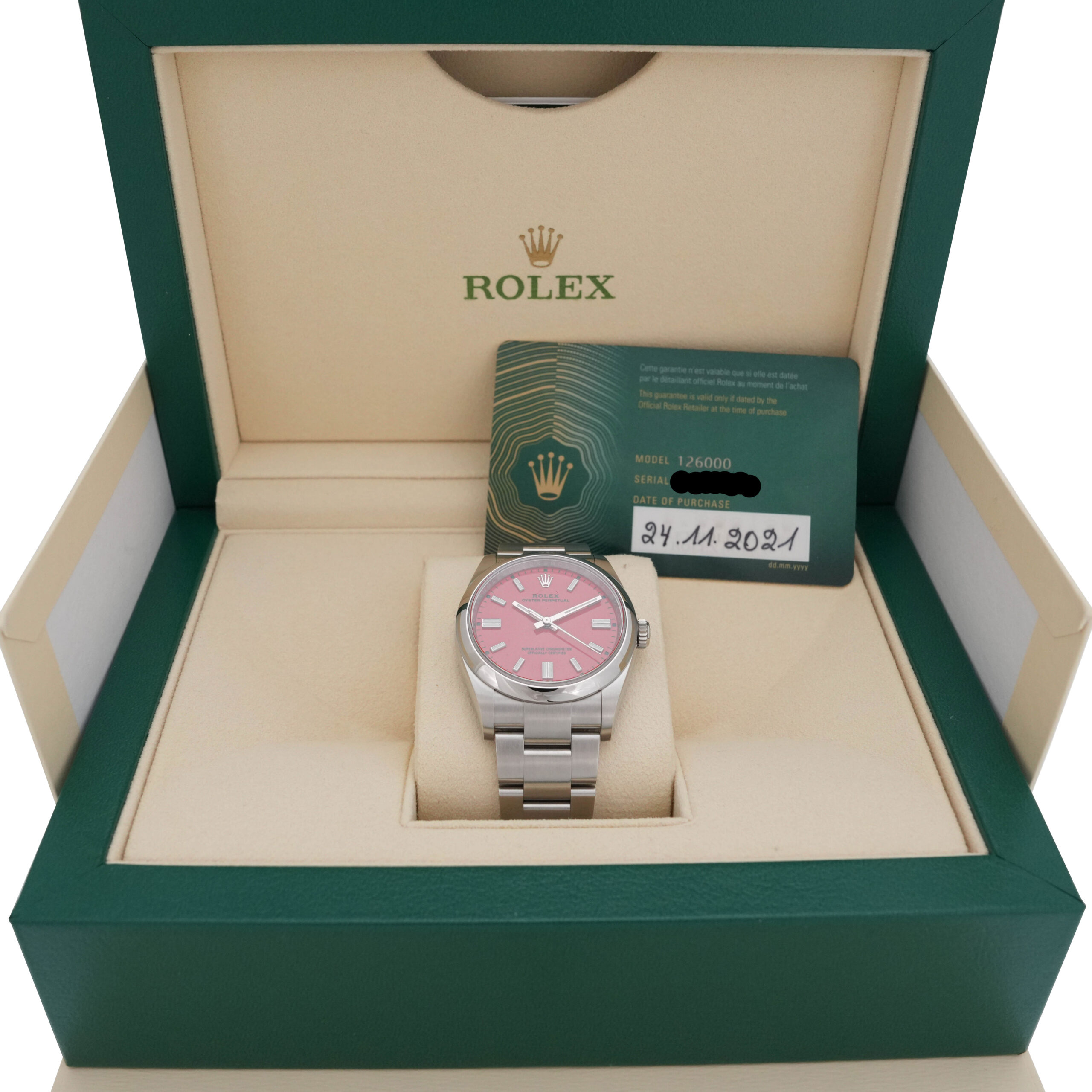 Rolex Oyster Perpetual 36 Ref. 126000 Full Set