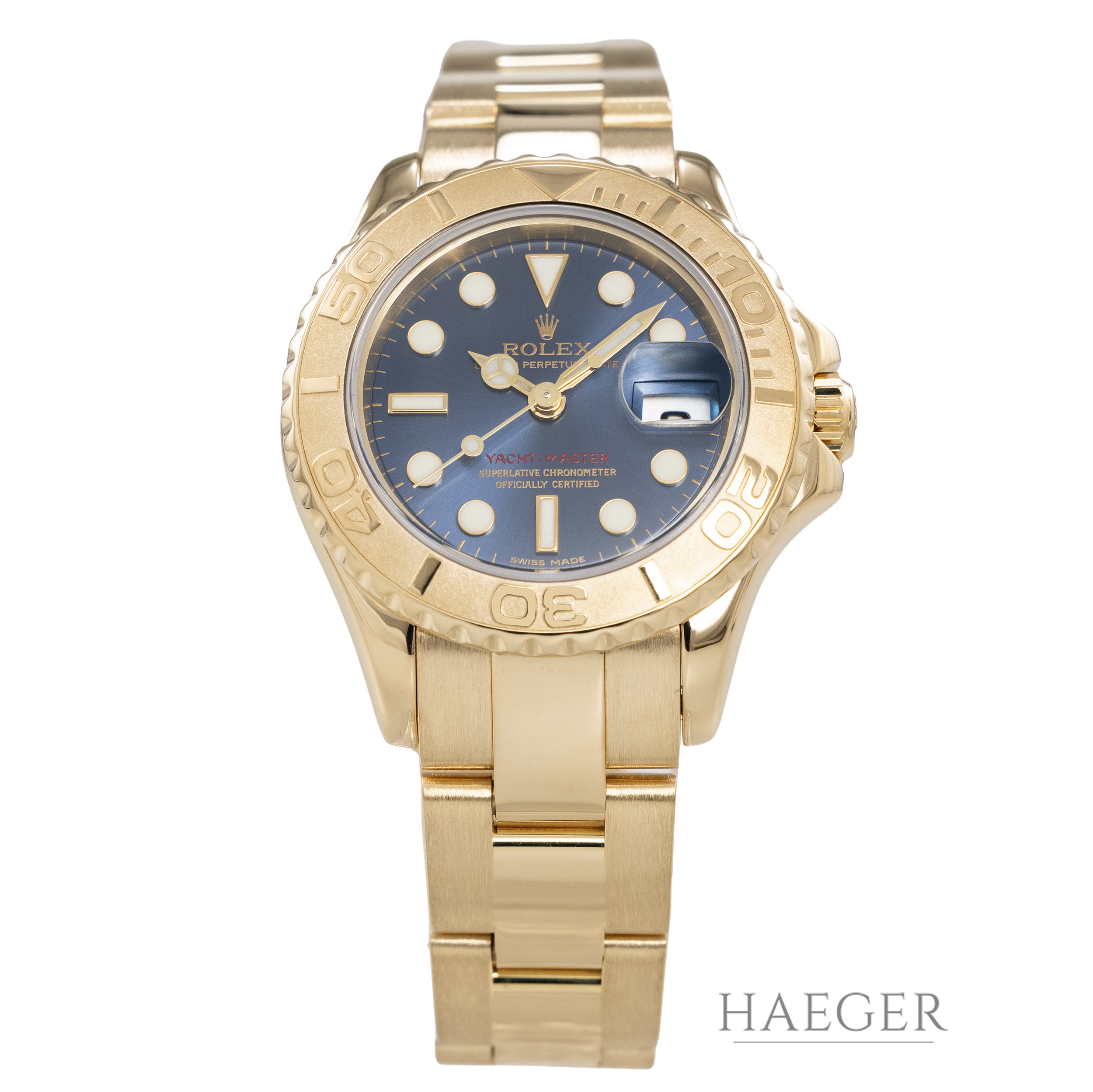 Rolex Yacht Master 29mm Gelbgold 750 / 18K Ref.169628