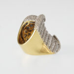 Ring Gr. 56 Gelbgold 750 / 18K Diamanten Brillianten Trapez ca. 5,10 ct SI/I Vorschau