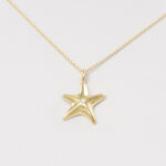 Tiffany & Co. Kette mit Anhänger Seestern Gelbgold 750 / 18K mit ca. 0,02 ct Diamant Vorschau