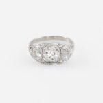 Ring Gr. 57 Weißgold 585 / 14 Karat mit ca. 1,00 ct Diamant Vorschau