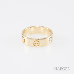 cartier love ring gelbgold 18 karat