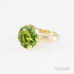 Peridot Ring Gelbgold 18 Karat Vorschau