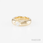 Cartier Ellpise Ring Gelbgold 18 Karat mit Diamant Vorschau