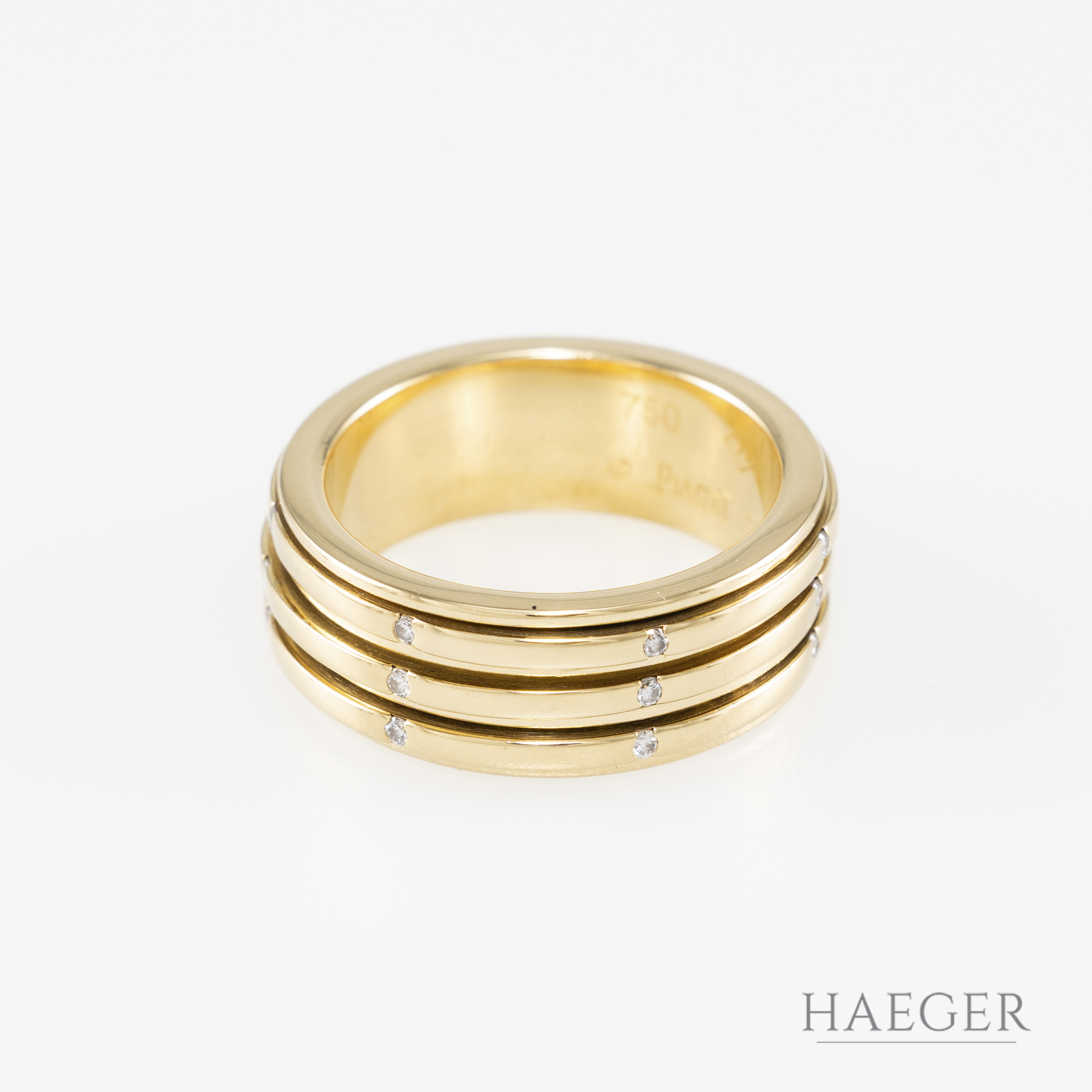 piaget possession ring gelbgold 18 karat mit diamanten