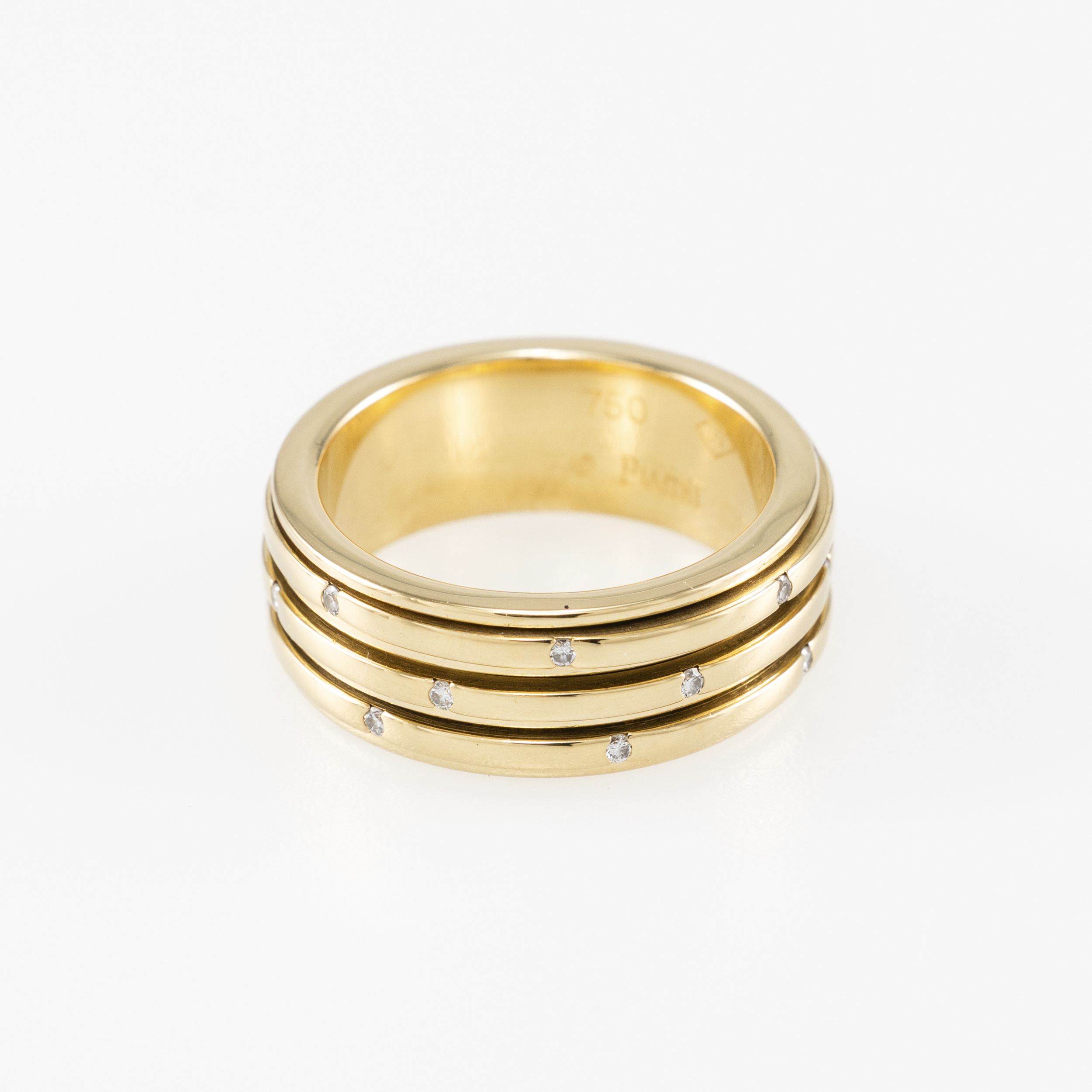 piaget possession ring gelbgold 18 karat mit diamanten