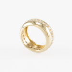 Ring Gelbgold 18 Karat mit Diamanten Vorschau