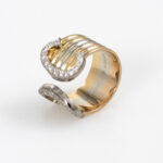 Cartier Double C Ring Gr. 46 Tricolor 18K Vorschau
