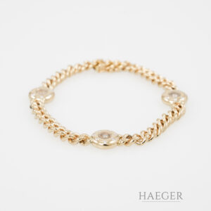 Chopard Happy Diamonds Armband Gelbgold 18 Karat mit Diamanten