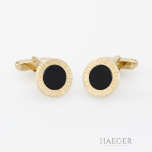 bulgari Manschettenknopefe Gelbgold 18 Karat