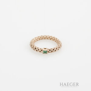 Fope Smaragd Ring Rosegold 18 Karat