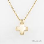 HAlskette Kreuz Pomellato Gelbgold 18 Karat Vorschau