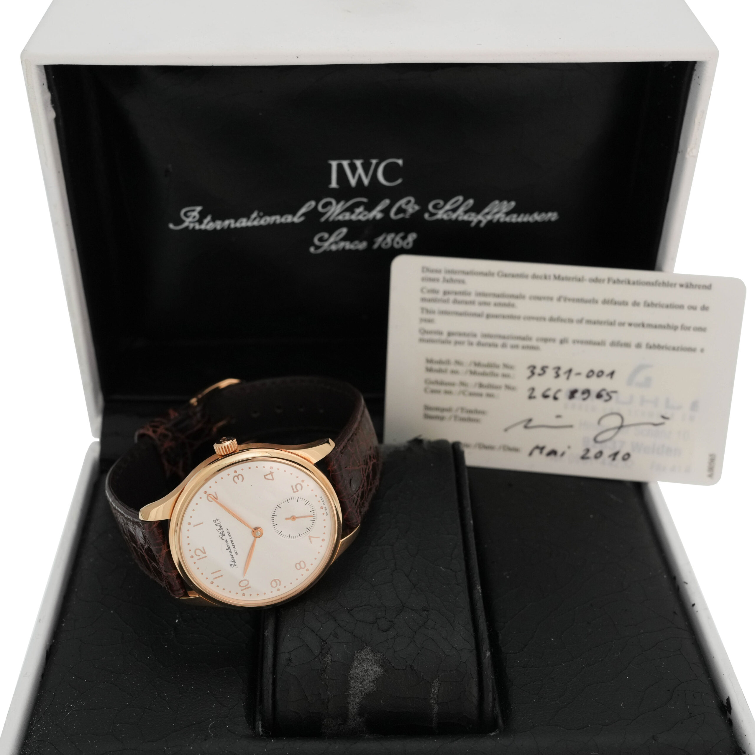 IWC Kleine Portugieser Ref. 3531001
