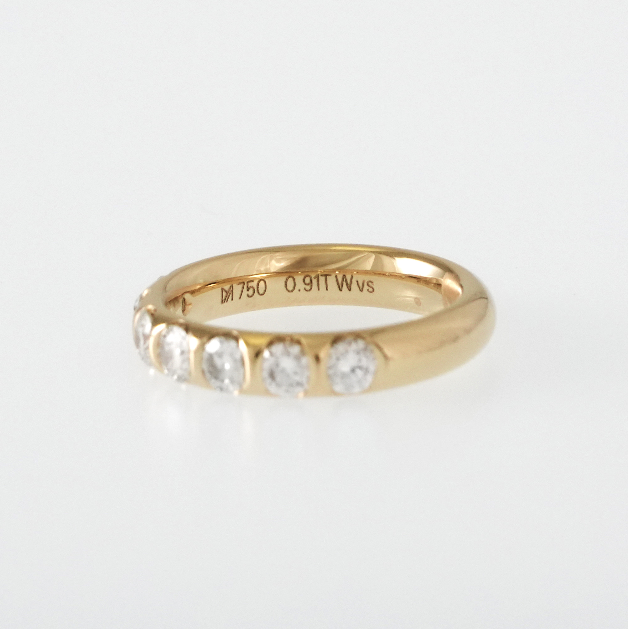 Meister Ring. 52 1/2 Gelbgold 750 Diamant 0,91ct