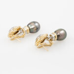 Ohrschmuck Gelbgold 18 Karat mit Diamanten Vorschau