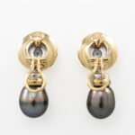Ohrschmuck Gelbgold 18 Karat mit Diamanten Vorschau