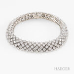 Armband mit 9 ct Diamanten Weißgold Vorschau