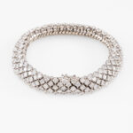 Armband mit 9 ct Diamanten Weißgold Vorschau