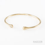 Cartier Armreif 16 cm Gelbgold mit Diamant Vorschau