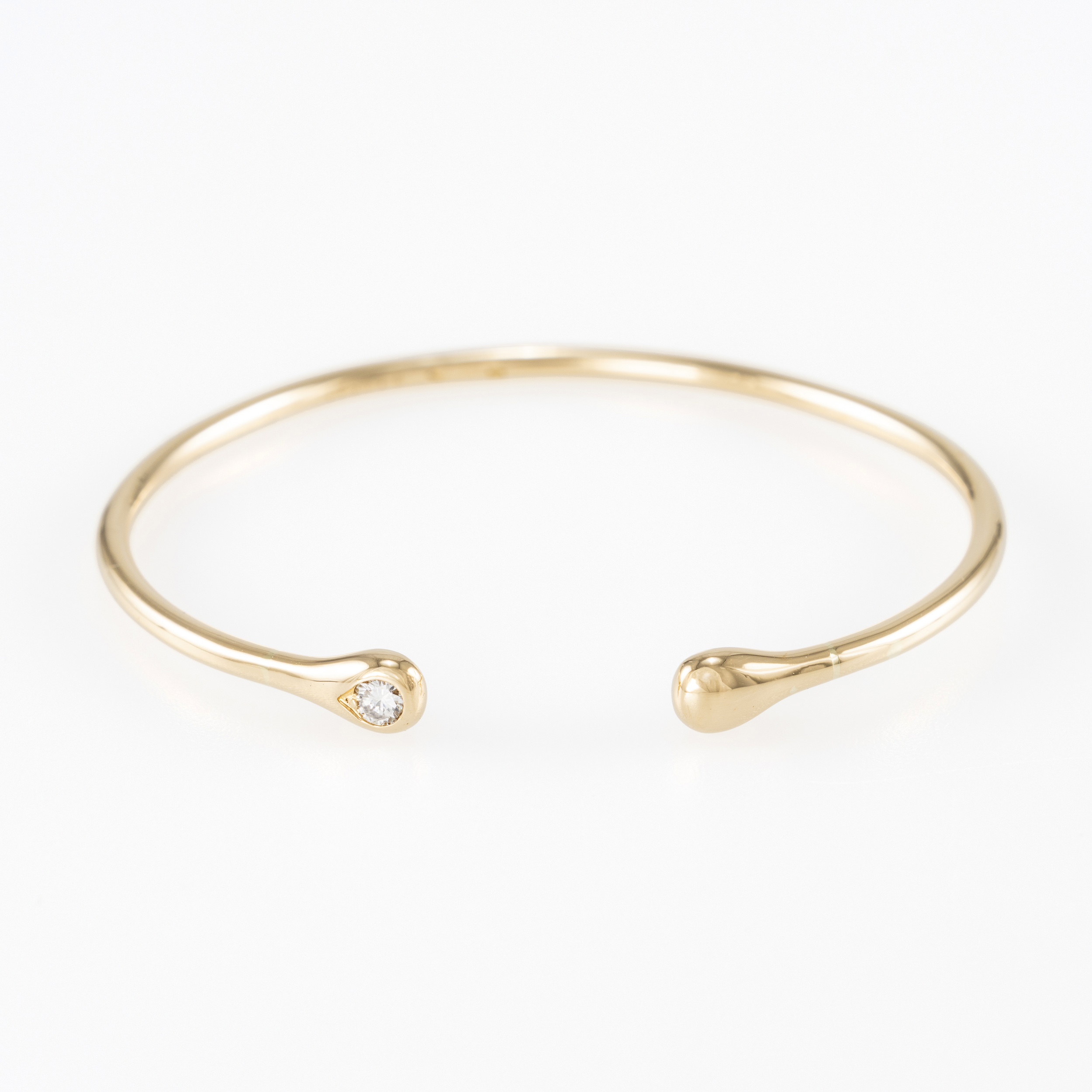 Cartier Armreif 16 cm Gelbgold mit Diamant