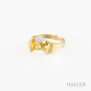 Lapponia Ring mit Diamant 750/- Gelbgold