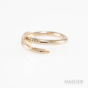 Cartier Juste un Clou Ring mit Diamanten | Gr. 62 | 750/- Roségold
